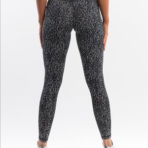 ECHT black/pokadot white leggings SEPARATE size L